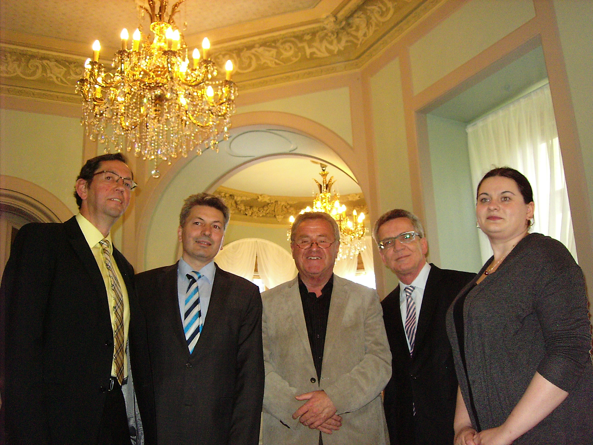 Besuch im Schloss Schönfeld des Bundesinnenministers und Bundestagsabgeordneten Dr. Thomas de Maizière