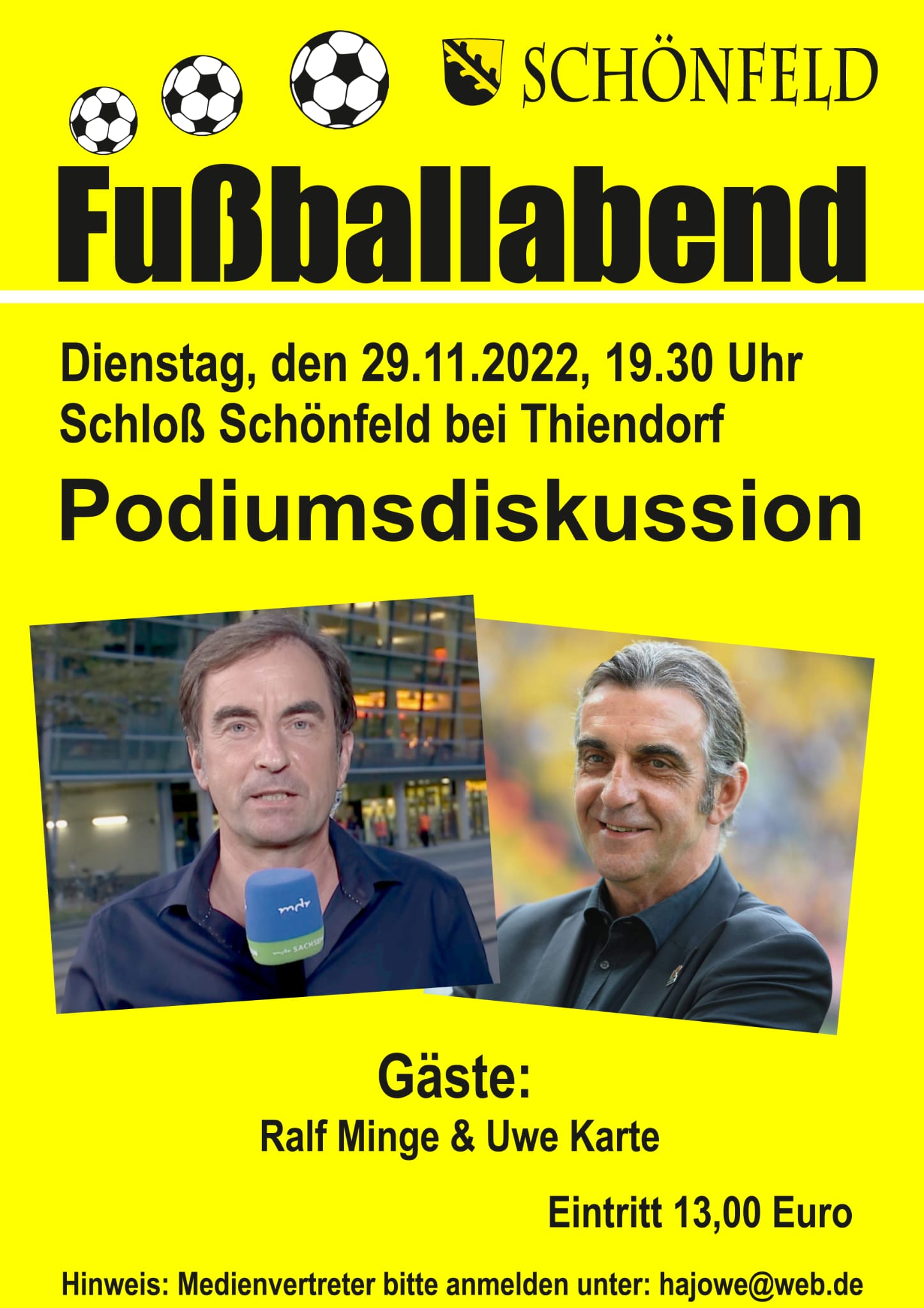Fußballabend- Podiumsdiskussion